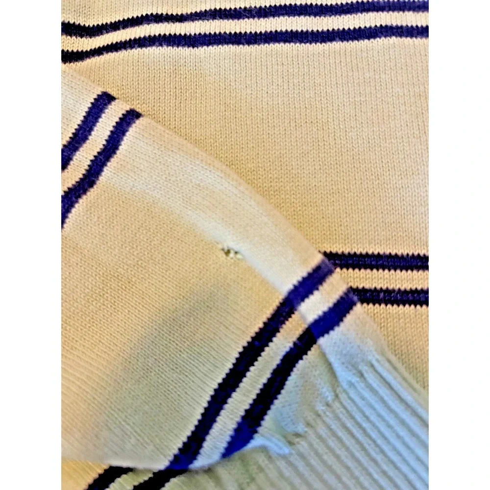 New with Tag  Tommy Hilfiger‎ Men's Long Sleeve Stripes SweaterGreen XL